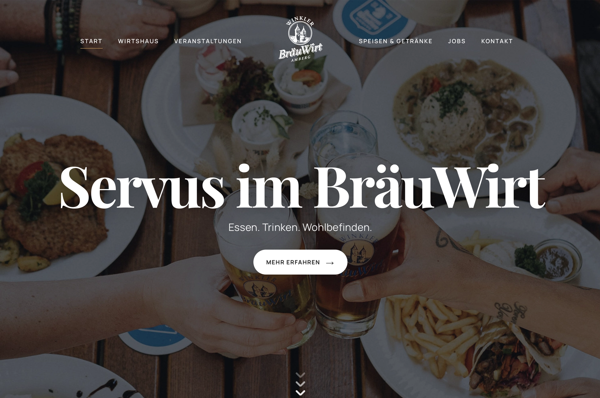 Website Winkler BräuWirt